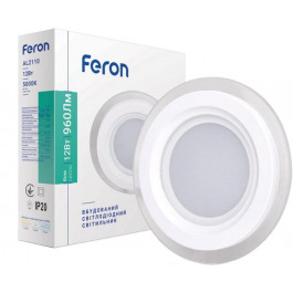   FERON Потолочный светильник AL2110 12W white (01579)