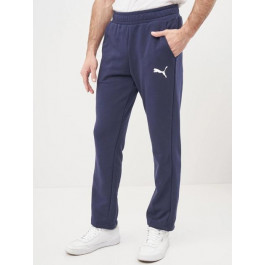   PUMA Спортивні штани чоловічі  Ess Logo Pants 58672076 M Темно-сині (4063697287297)