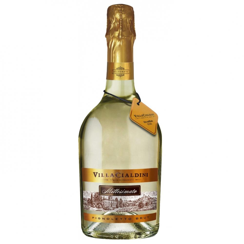 Cleto Chiarli Ігристе Pignoletto Brut Villa Cialdini 0,75 л (8003325607703) - зображення 1