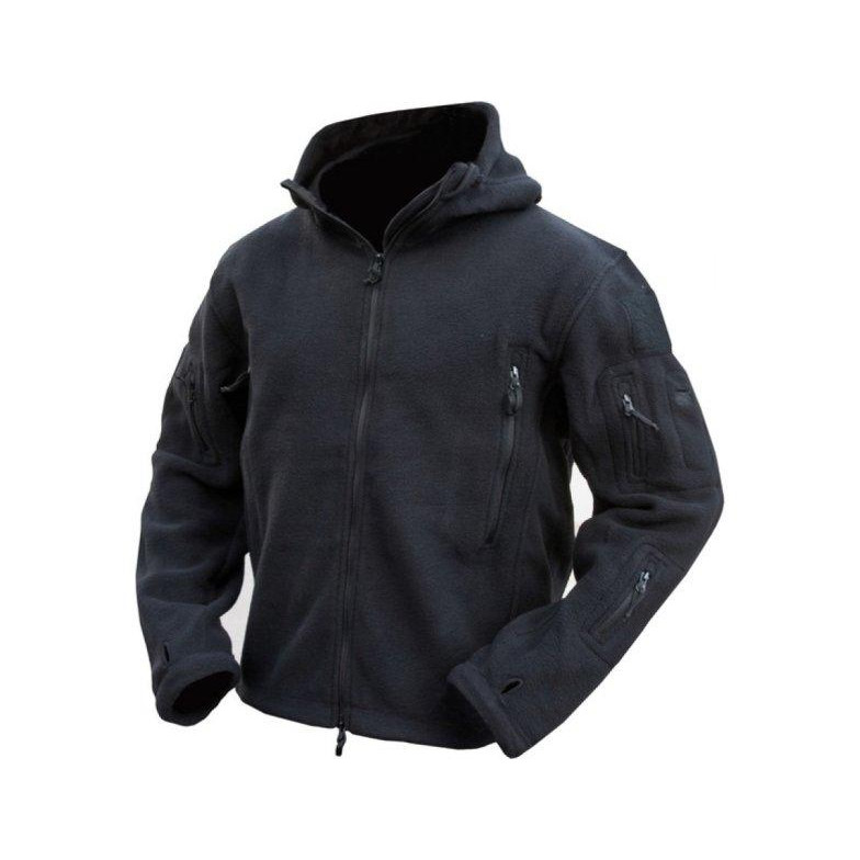 Kombat UK Фліс тактичний Kombat UK Recon Hoodie чорний L (kb-rh-blk-l) - зображення 1