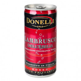   Donelli Вино ігристе  Lambrusco Emilia Red, 0.2 л (8008920686023)