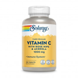   Solaray Vitamin C 500 mg Tamed Release, 250 вегакапсул