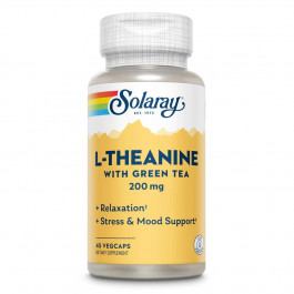   Solaray Аминокислота  L-Theanine 200 mg, 45 вегакапсул