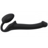 Strap-On-Me Безремневой страпон Strap-On-Me Silicone Bendable Strap-On S, черный (3700436012833) - зображення 1