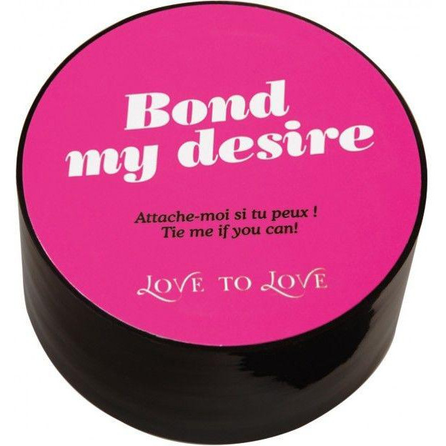 Love To Love Бондажная лента Love To Love Bond My Desire, черная (3700436030721) - зображення 1