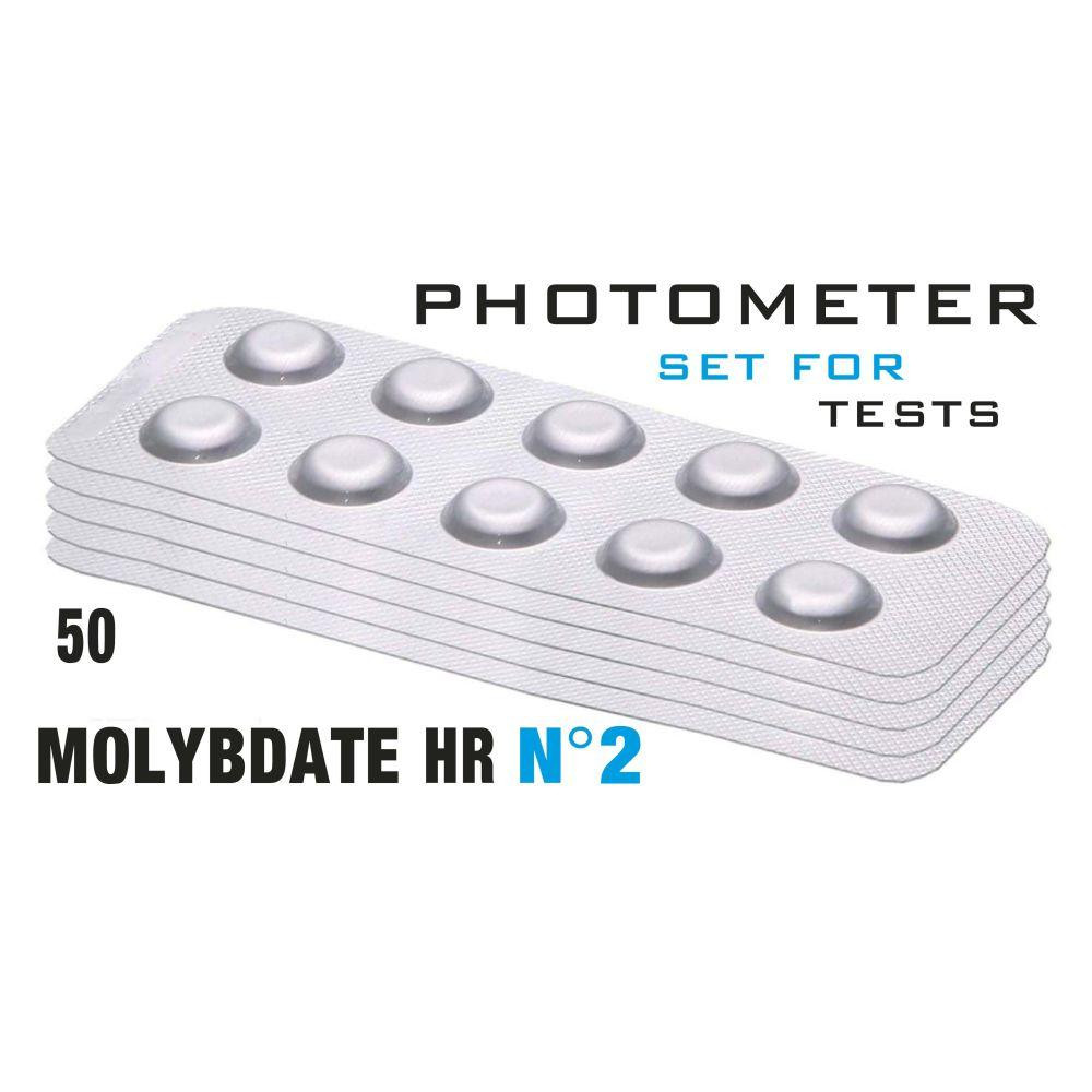  Реагенти Molybdate HR 2 (Молібдат, 0 - 100 мг/л) 50 піг/уп. Photometer/Comporator (TbsPMDH250) - зображення 1