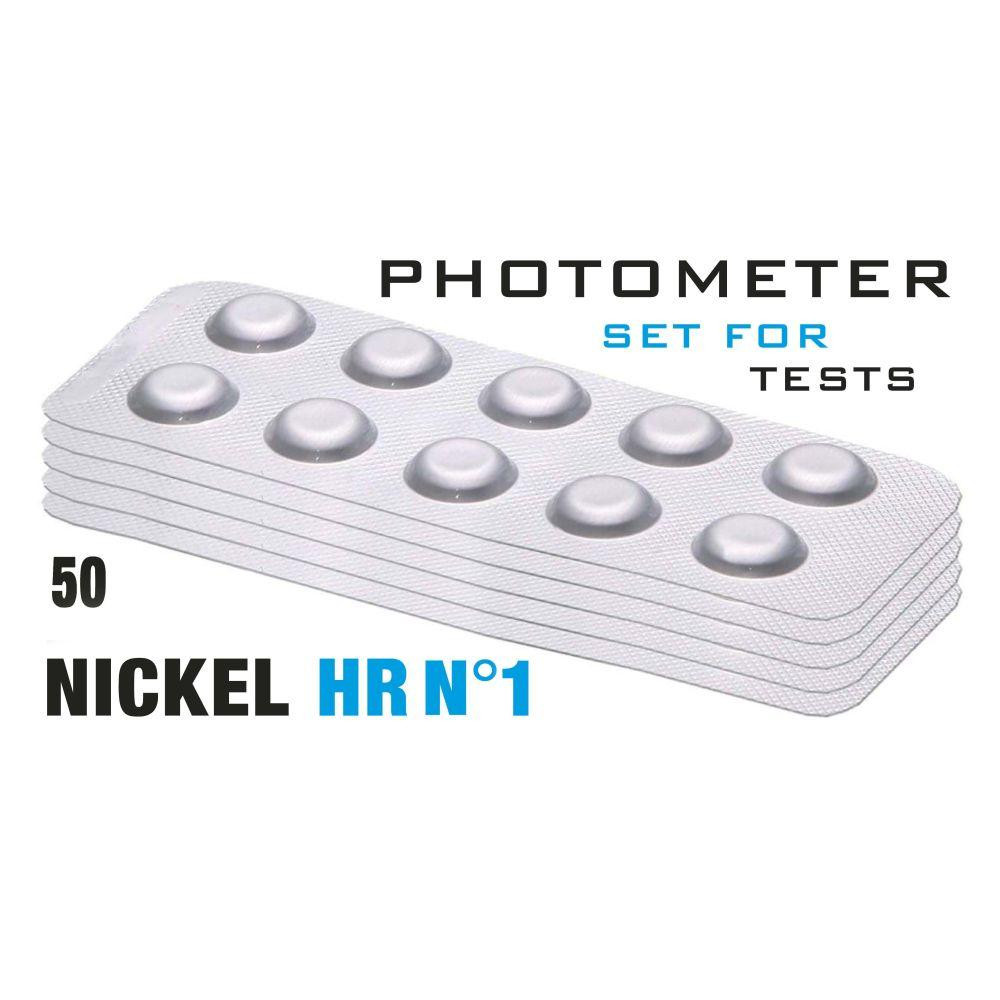  Реагенти Nickel HR 1 (Нікель, 0-7 мг/л) 50 піг/уп. Photometer/Comporator (TbsHNickHR150) - зображення 1