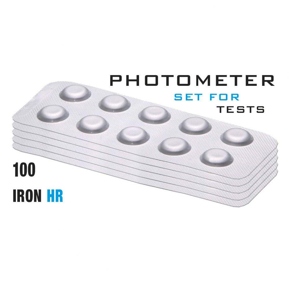  Реагенти Iron HR (Залізо, 0 - 30 мг/л) 100 піг/уп. (10піг/шт) Photometer/Comporator (TbsPIHR100) - зображення 1