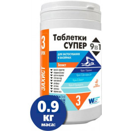   Window World Water Дезінфікуючий засіб  Таблетки Супер 9 в 1 0.9 кг (4820062881609)