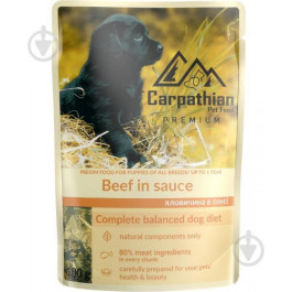   Carpathian Pet Food Яловичина в соусі 100 г (4820111141159)