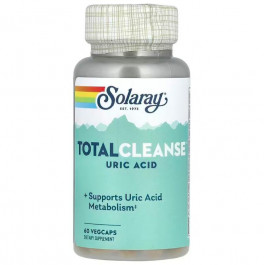   Solaray БАД Очищувач сечової кислоти, Total Cleanse Uric Acid, , 60 капсул