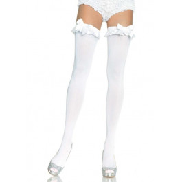   Leg Avenue Високі панчохи з бантиком Opaque Thigh Highs With Bow від (714718005980)