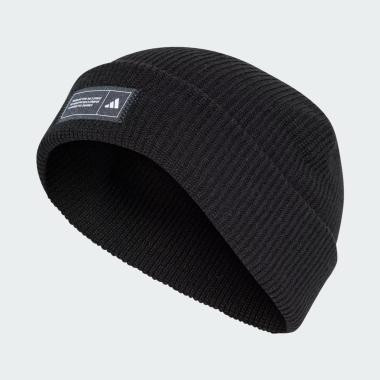 Adidas Шапка  Ess Beanie Cuff IT4633 58 Чорна (4067896830292) - зображення 1