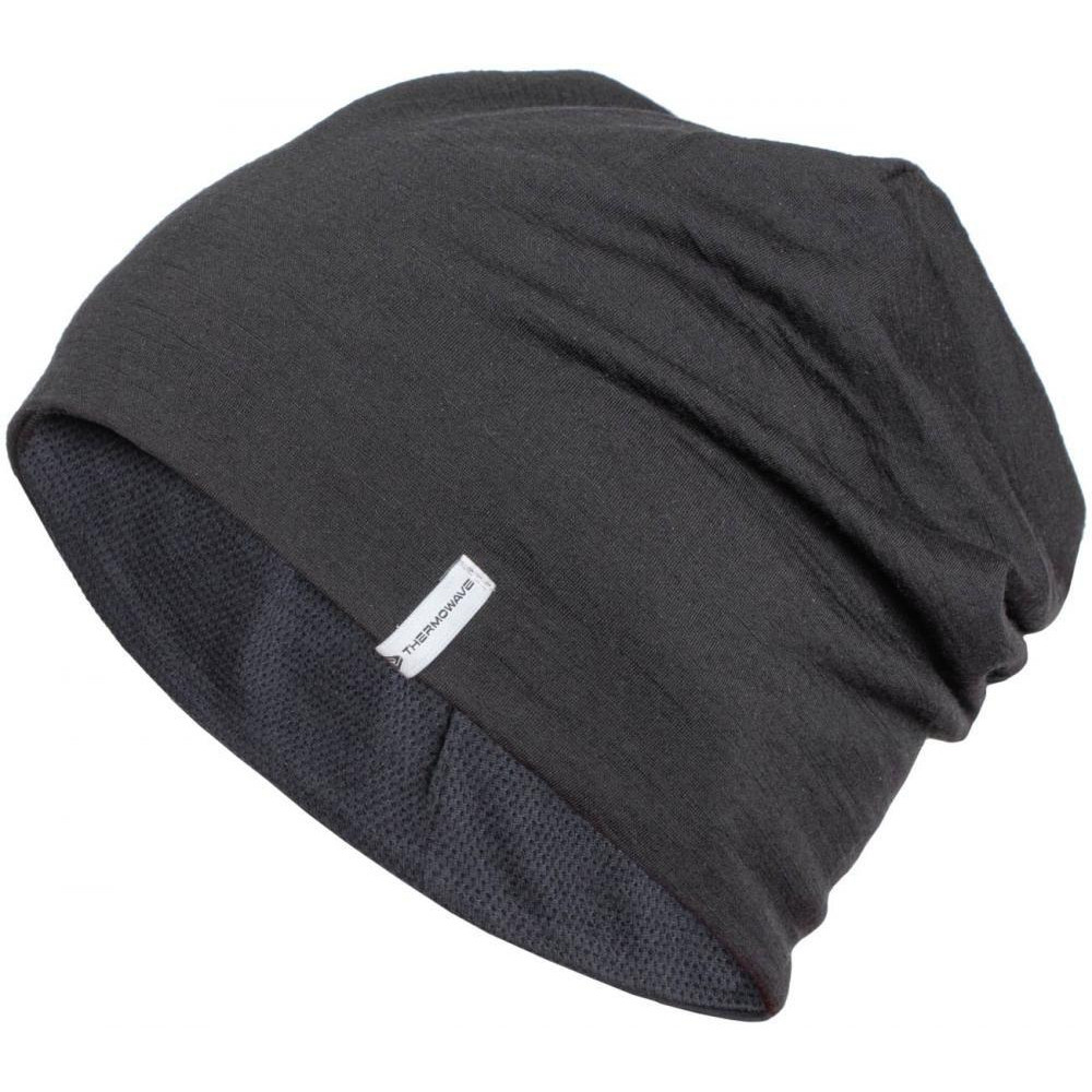 Thermowave Шапка  Merino Beanie 12HATM520-990 L/XL Чорна (17720300) - зображення 1