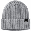 Jack Wolfskin Шапка жіноча  Cushy Beanie 1911631-6315 S Сіра (4064993860344) - зображення 1