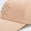 47 Brand Бежева кепка  NEW YORK YANKEES RAISED BASIC 47bRAC17CTP-KHA - зображення 4