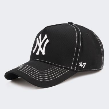 47 Brand Чорна кепка  NEW YORK YANKEES CONTRAST STITCH DT 47bCONDT17GWS-BK - зображення 1