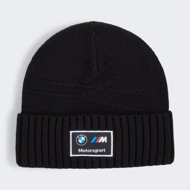 PUMA Чорна шапка  BMW MMS Classic Cuff Beanie 025670/01 - зображення 1