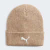 PUMA Бежева шапка  Classics Elevated Beanie 025495/03 - зображення 1