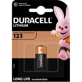   Duracell 16340 (CR123) bat(3B) Lithium 2шт (5002978)