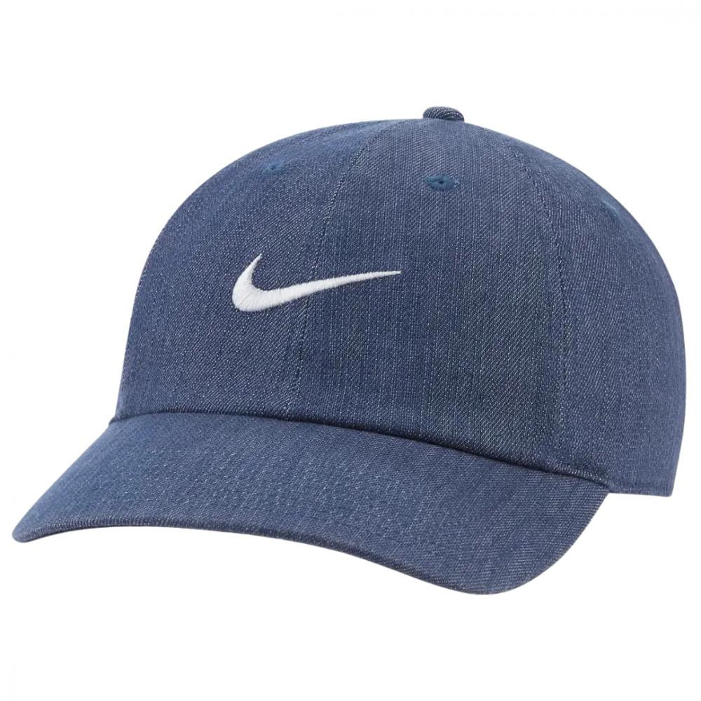 Nike Кепка джинсова синя  Swoosh Denim Cap DJ6220-410 - зображення 1