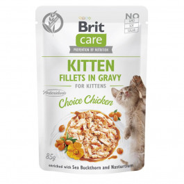   Brit Care Kitten Fillets in Gravy Choice Chicken 85 г (101047)