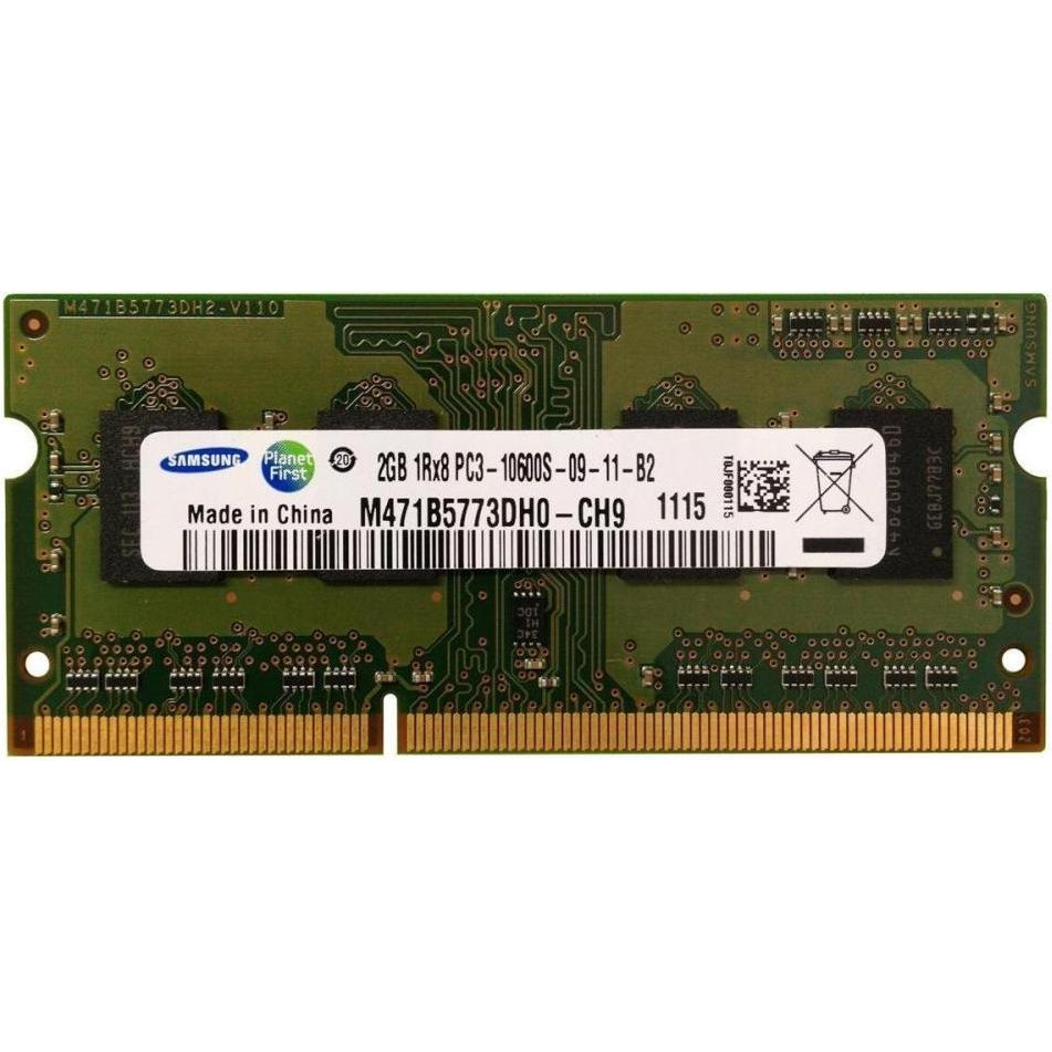 Samsung 2 GB SO-DIMM DDR3 1333 MHz (M471B5773DH0-CH9) - зображення 1