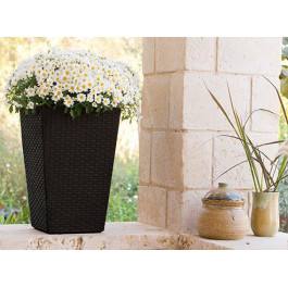   Keter Горщик для рослин  Medium Rattan Planter Brown (17192301)