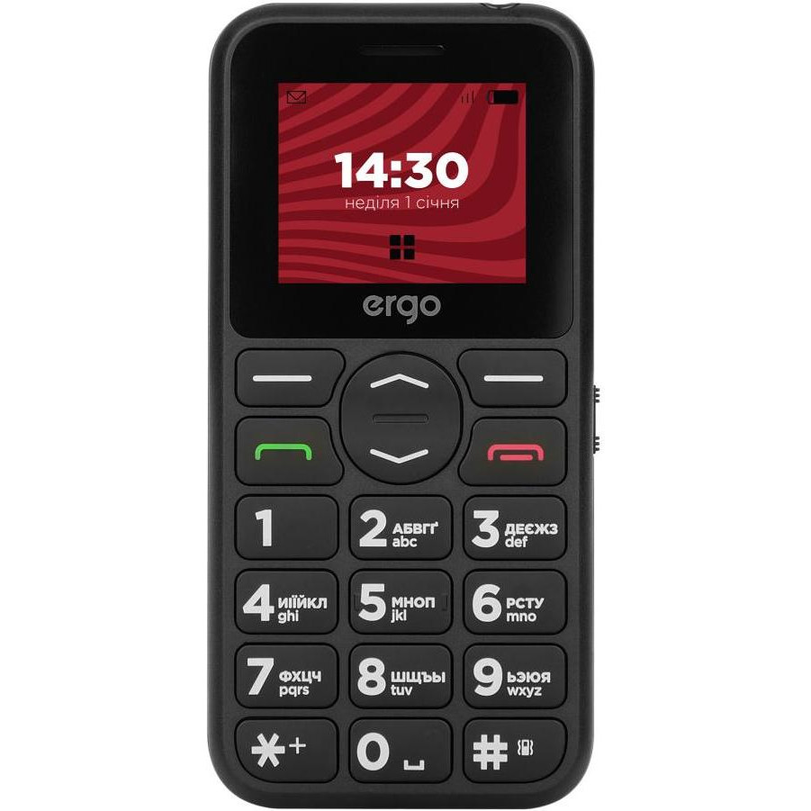 ERGO R181 Dual Sim Black - зображення 1