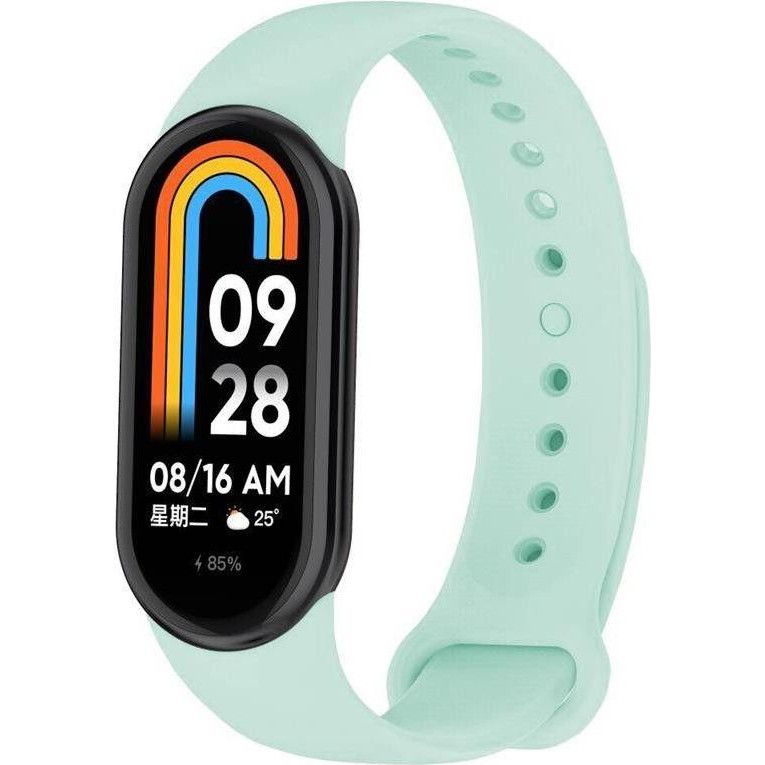 BeCover Силіконовий ремінець  для Xiaomi Mi Smart Band 8 Turquoise (709413) - зображення 1