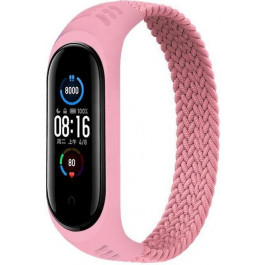   BeCover Ремешок Elastic Nylon Style  для Xiaomi Mi Smart Band 5 / Mi Smart Band 6 (Size M) Pink (706152)