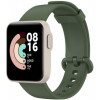 BeCover Силіконовий ремінець  для Xiaomi Mi Watch Lite / Watch 2 / Watch 2 Lite Dark Green (707645) - зображення 1