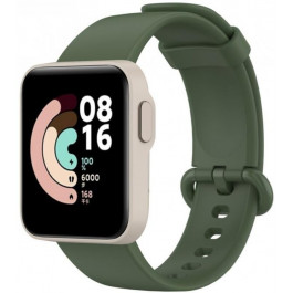   BeCover Силіконовий ремінець  для Xiaomi Mi Watch Lite / Watch 2 / Watch 2 Lite Dark Green (707645)