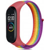 BeCover Ремінець Nylon Style  для Xiaomi Mi Smart Band 7 Red-Rainbow (707669) - зображення 1