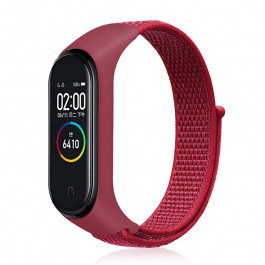   BeCover Ремінець Nylon Style  для Xiaomi Mi Smart Band 7 Red (707670)