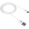 Canyon USB 2.0 AM to Micro USB 1.0m White (CNE-USBM1W) - зображення 1