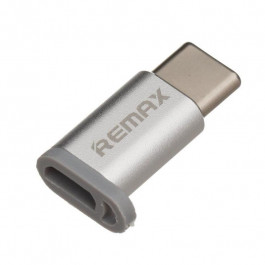   REMAX Feliz Micro USB to USB Type-C Silver (6954851289791)