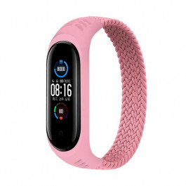   BeCover Ремешок Elastic Nylon Style  для Xiaomi Mi Smart Band 5 / Mi Smart Band 6 (Size S) Pink (706141)