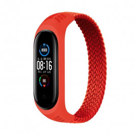   BeCover Ремешок Elastic Nylon Style  для Xiaomi Mi Smart Band 5 / Mi Smart Band 6 (Size S) Red (706144)