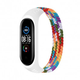   BeCover Ремешок Elastic Nylon Style  для Xiaomi Mi Smart Band 5 / Mi Smart Band 6 (Size S) Rainbow (706143)