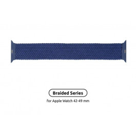   ArmorStandart Ремінець  Braided Solo Loop для Apple Watch 42mm / 44mm Atlantic Blue Size 10 (172 mm) (ARM58080)