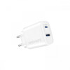 Promate BiPlug-2 17W USB-C+USB-A White (biplug-2.white) - зображення 1