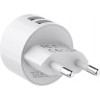 Borofone BA23A Brilliant Double USB 2.4A White - зображення 3