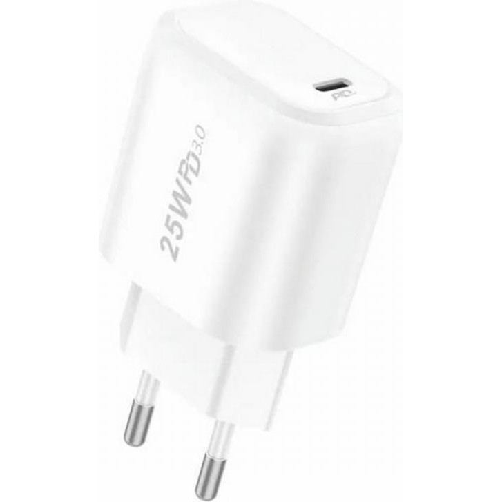 Foneng EU40 PD 25W Quick Charger (1USBх3A) White (EU40-CH) - зображення 1