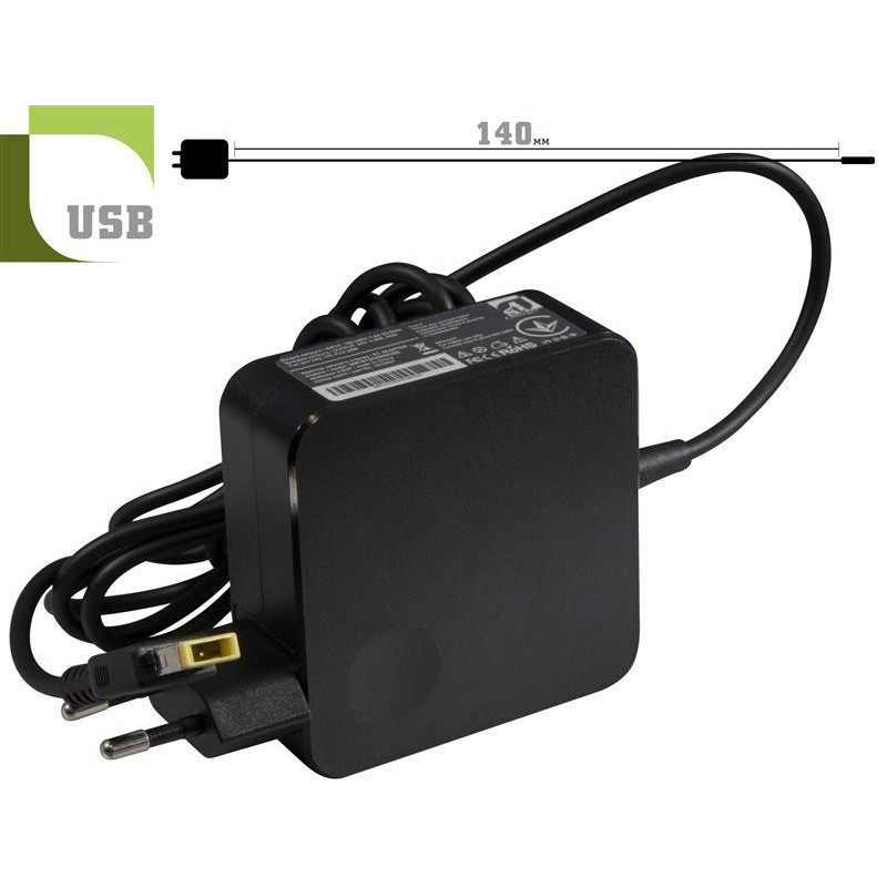 1StCharger для ноутбука 20V 3.25A 65W USB (WM1ST20V65WUSB) - зображення 1