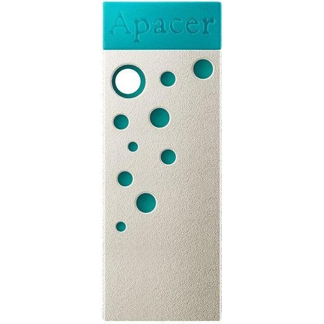 Apacer 64 GB AH11J USB 2.0 Turquoise Green (AP64GAH11JG-1) - зображення 1