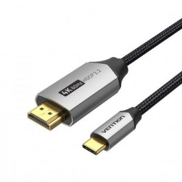   Vention USB Type-C to HDMI v2.0 1.5m Grey (CRBBG)