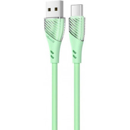   USAMS US-SJ494 USB-USB Type-C 1m Green (SJ494USB02)