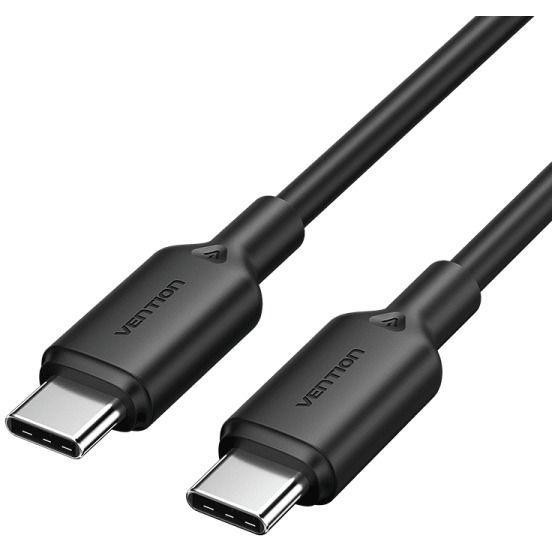 Vention USB2.0 Type-C Male to Type-C Male 3A 1м Black (TRCBF) - зображення 1