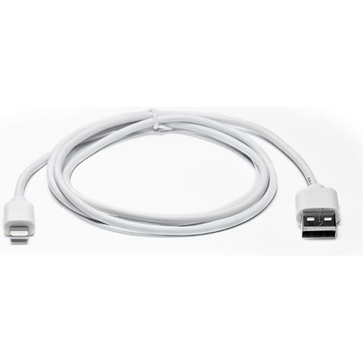 REAL-EL USB 2.0 AM to Lightning 1.0m white (EL123500033) - зображення 1